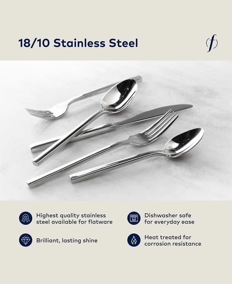 Fortessa Arezzo 60-Pc. Flatware Set, service for 12