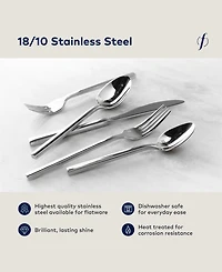Fortessa Arezzo 60-Pc. Flatware Set, service for 12