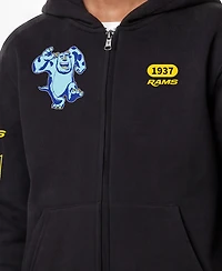 Champion Big Boys and Girls Black Los Angeles Rams Disney X Champion Full-Zip Hoodie