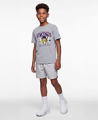 Champion Big Boys and Girls Heather Gray Minnesota Vikings Disney X T-Shirt