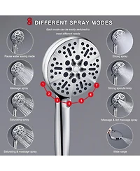 Cyqbd 14" Rain Shower Head Handheld Set Classic Multi-function