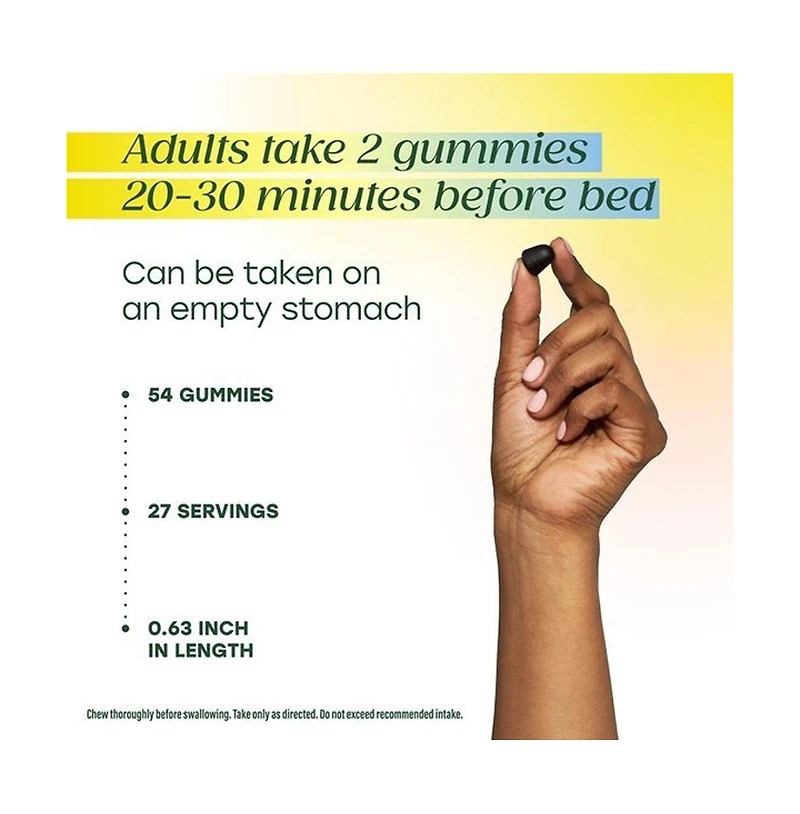 MegaFood Melatonin Gummies 3mg Sleep Support for Adults 54 Berry Gummies