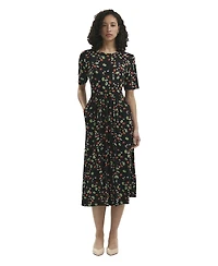 Finery London Women's Kathryn Floral Midi T-Shirt Dress