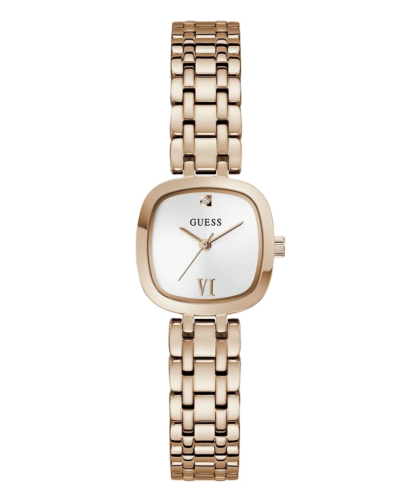 Guess Women's Quartz Rose Gold-Tone Stainless Steel Watch 25mm