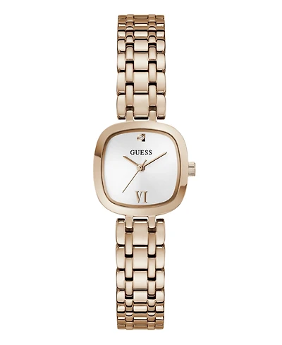 Guess Women's Quartz Rose Gold-Tone Stainless Steel Watch 25mm