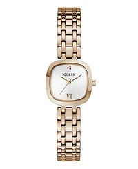 Guess Women's Quartz Rose Gold-Tone Stainless Steel Watch 25mm