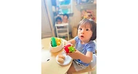 Haba Biofino Vegetable Basket Soft Play Food 8-Piece Set, Ages 3+