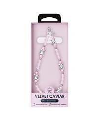 Velvet Caviar Beaded Phone Charm, Fits Any Phone Case with Card Insert