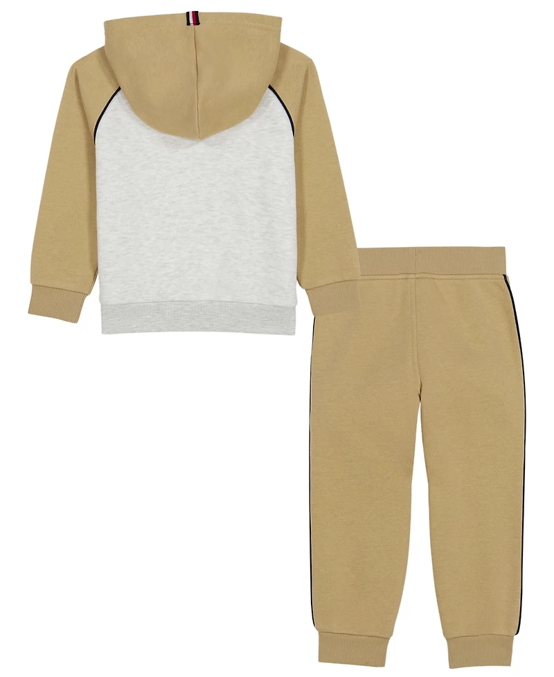 Tommy Hilfiger Toddler Boys' 2T-5T Hoodie and Joggers, 2-Piece Set