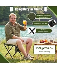 Aofar Portable Collapsible Stool Adults Camping Travel Seat Outdoor
