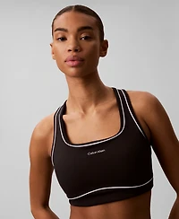 Calvin Klein Performance Regular Icon Sport Piping Racerback Bra, GWS6K349