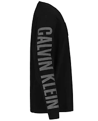 Calvin Klein Boys' Impact Long-Sleeve Crewneck T-Shirt