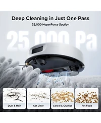 Roborock Qrevo 2 Prolite Robot Vacuum and Mop, 20,000Pa Suction, FlexiArm Edge Mopping, Zero-Tangle