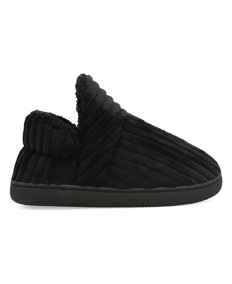 Mia Women's Plushy Slip-On Slippers