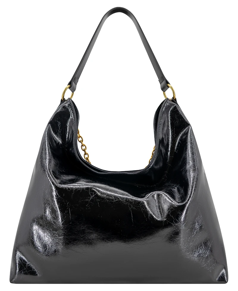 Like Dreams Marlo Distressed Hobo Large Tote Handbag