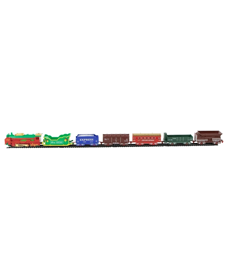 Northlight Battery Operated 23-Piece Lighted and Animated Classic Christmas Train Set