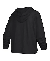 Pressbox Women's Iowa Hawkeyes Castillo Long-Sleeve Hooded Slub Fabric T-Shirt