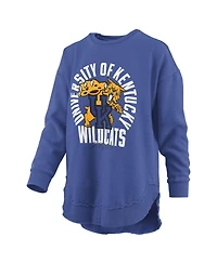 Pressbox Women's Kentucky Wildcats Blitz Graphic Dropped-Shoulder Crewneck Sweatshirt