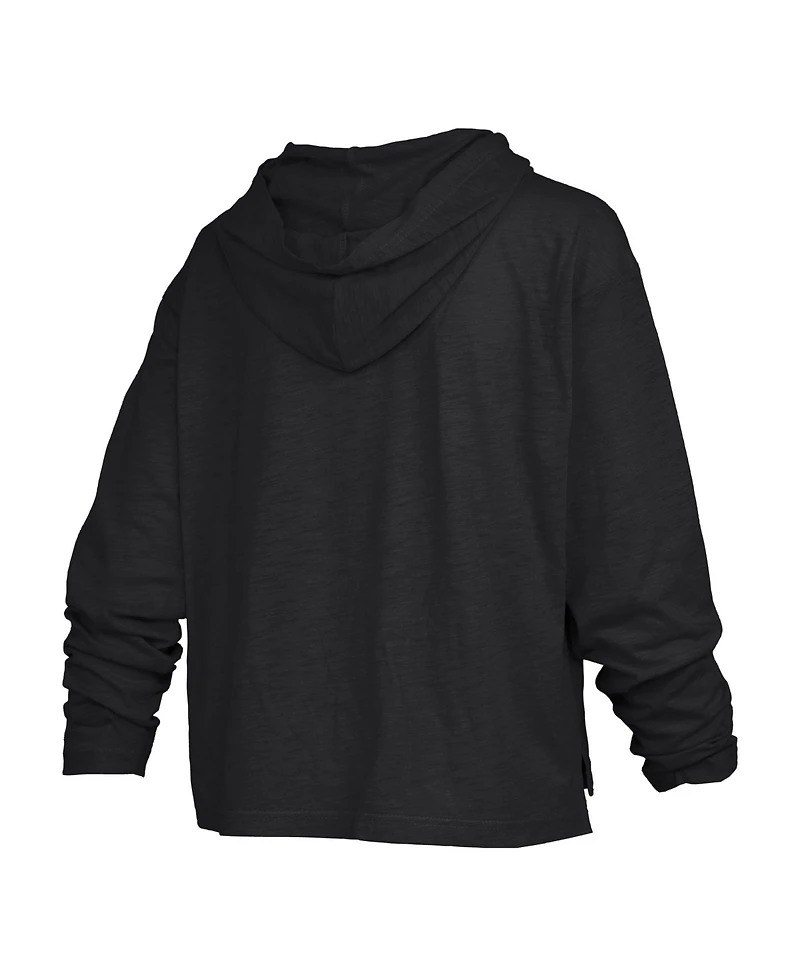 Pressbox Women's Missouri Tigers Nelson Arch Over Logo Hooded Long-Sleeve Oversized T-Shirt