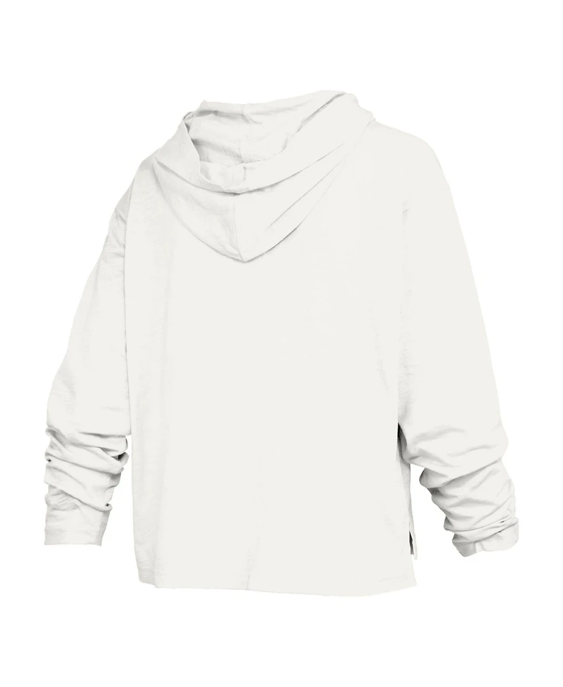Pressbox Women's Tennessee Volunteers Faye Hooded Long-Sleeve Slub T-Shirt