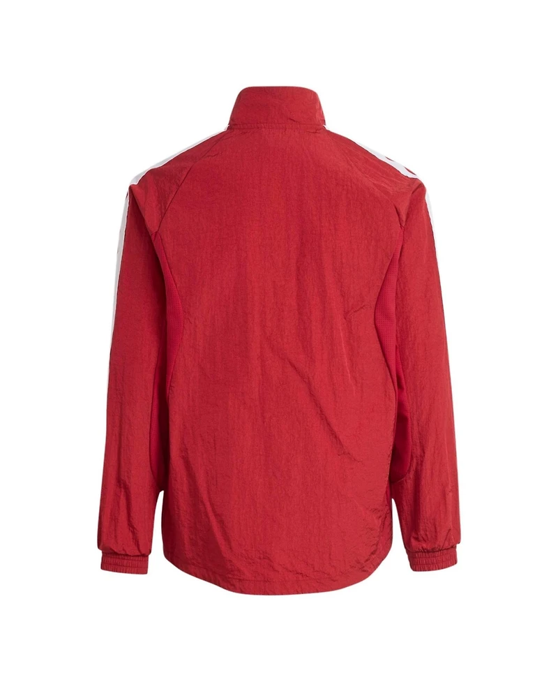 Adidas Boys' and Girls' Liverpool Anthem Full-Zip Mock Neck Jacket