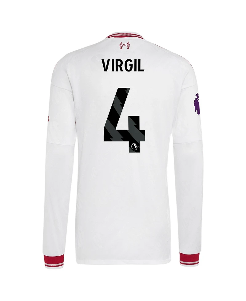 Adidas Men's Virgil van Dijk 2026/27 Long-Sleeve Slim-Fit Jersey