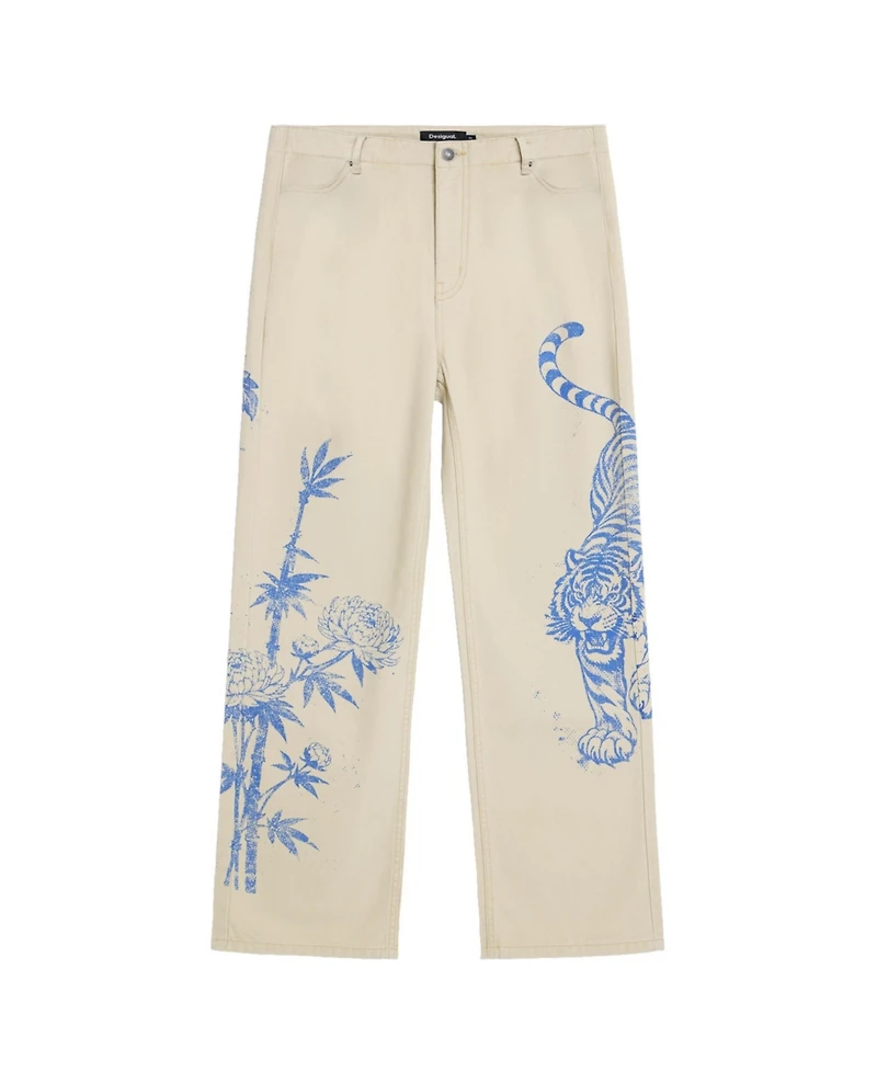 Desigual Men's Printed Trousers
