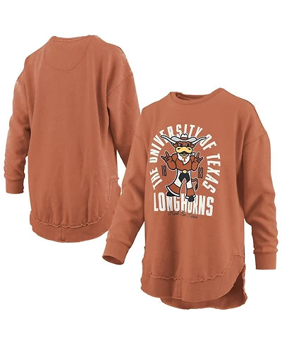 Pressbox Women's Blitz Graphic Dropped-Shoulder Fleece-Lined Crewneck Sweatshirt