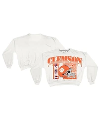 Pressbox Women's Clemson Tigers Janice Oversized Retro Sweatshirt
