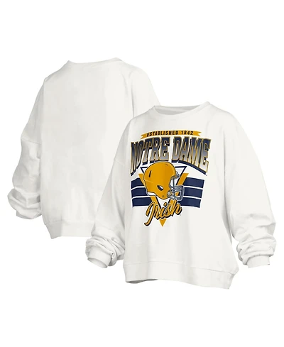 Pressbox Women's Notre Dame Fighting Irish Janice Oversized Graphic Sweatshirt