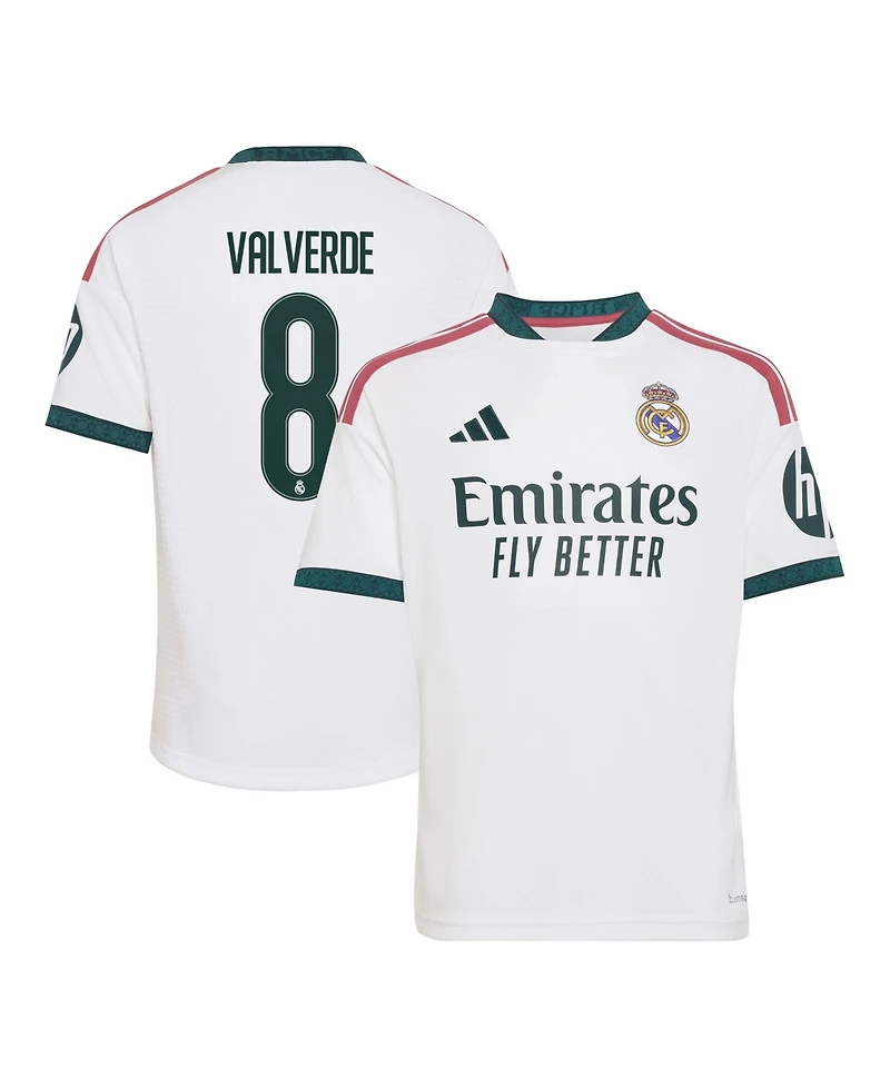 Adidas Boys' and Girls' Real Madrid 2026/27 Home Replica Jersey