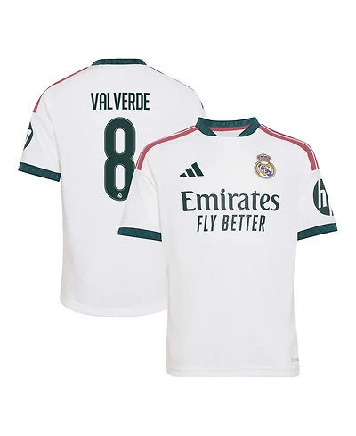 Adidas Boys' and Girls' Real Madrid 2026/27 Home Replica Jersey