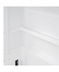 Streamdale Furniture Full Size Murphy Bed Wall Bed with Shelves