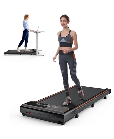 Zeny Compact Portable Walking Pad Treadmill for Home and Office