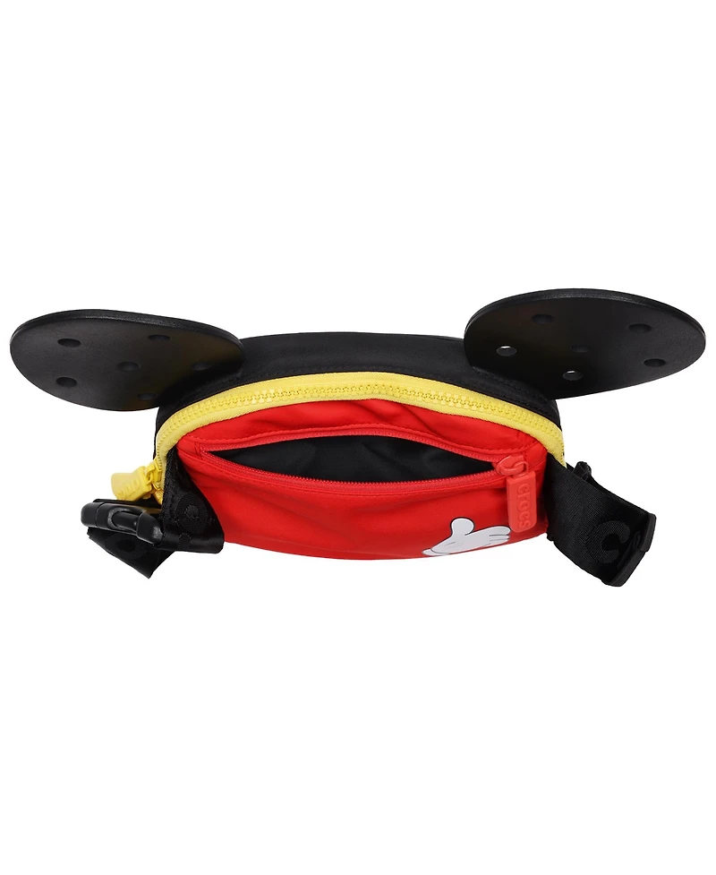 Crocs Women's Disney Mickey Mouse 3D Ears Belt Bag – Officially Licensed Waist Pack