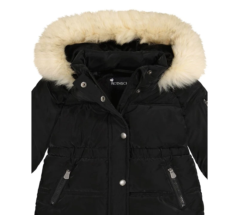 S Rothschild & Co Baby Girls Hooded Parka Jacket