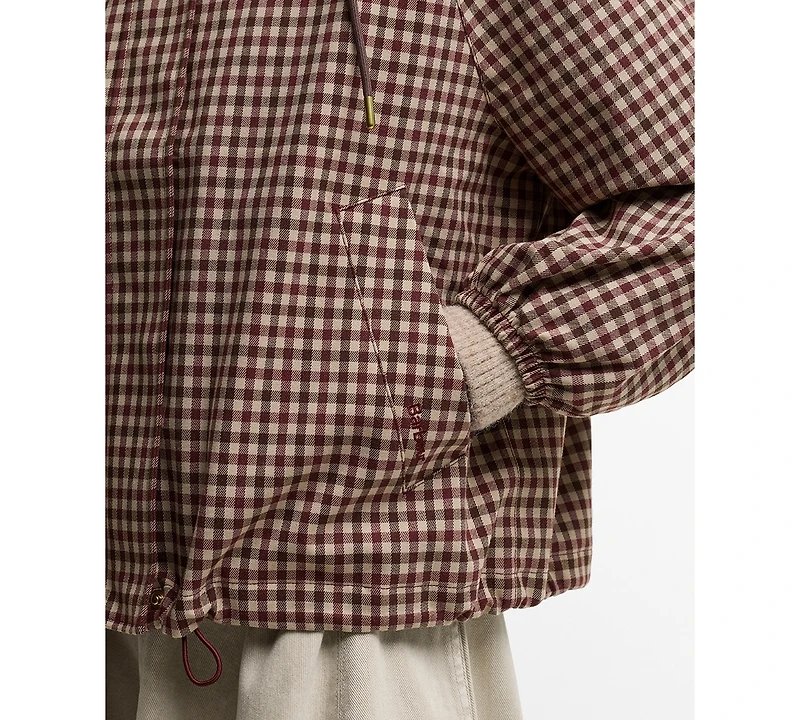 Barbour Women's Audrey Gingham Hooded Raincoat