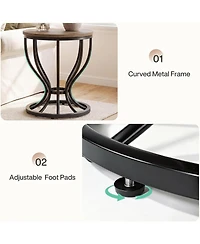 Tribesigns End Side Table for Living Room, Narrow Couch Arm Side Table
