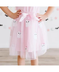 Sweet Wink Girls' 4-16 Boo Halloween Sequin Patch Tulle Tutu Dress
