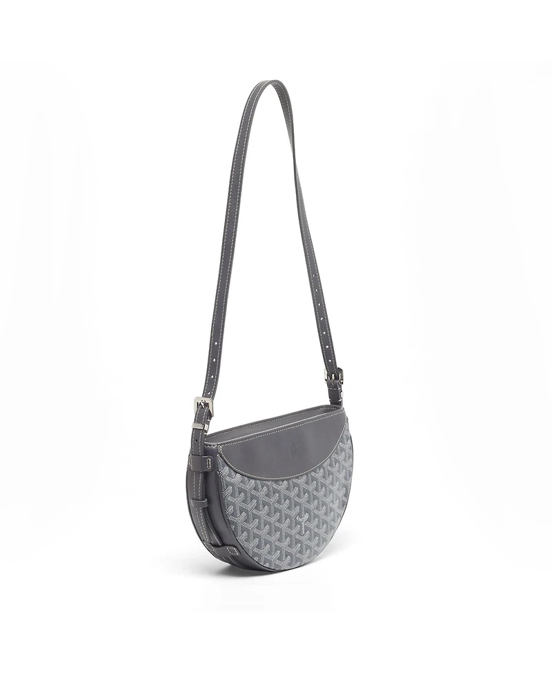 Pre-Owned Goyard Goyardine Canvas and Leather Shoulder Bag
