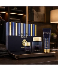 English Laundry Men's 3 Piece Midnight Gold Eau de Parfum Gift Set