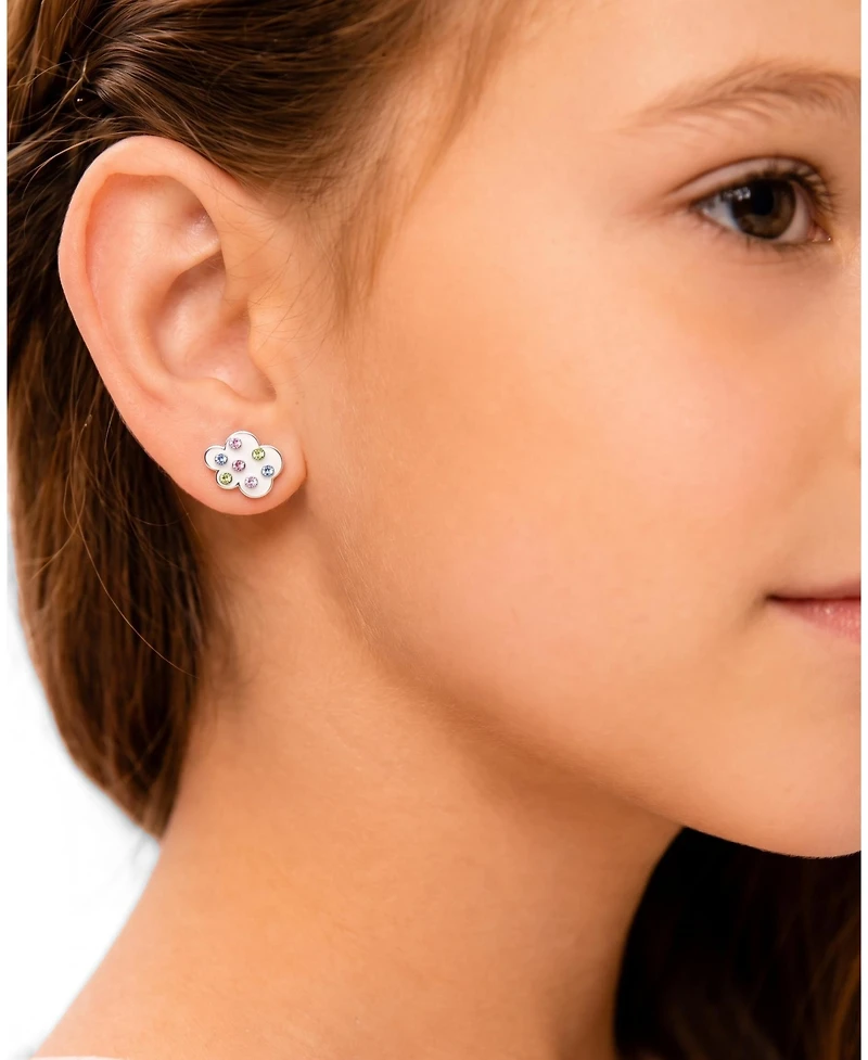 Chanteur Kids Cloud Hypoallergenic Earrings with Surgical Titanium Screwbacks