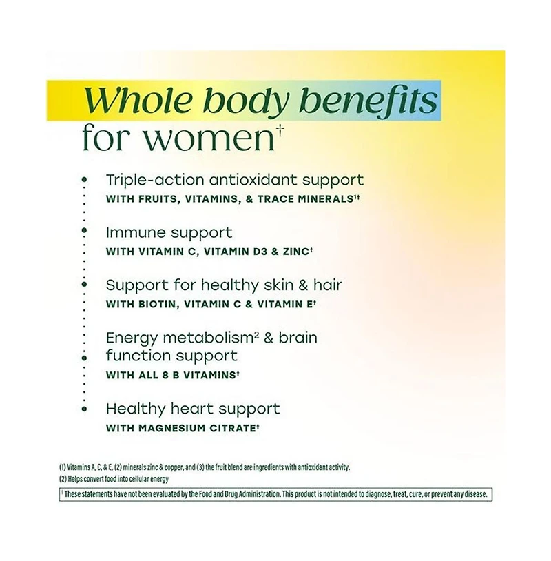 MegaFood Whole Body Multi Gummies for Women, 90 Strawberry Gummies