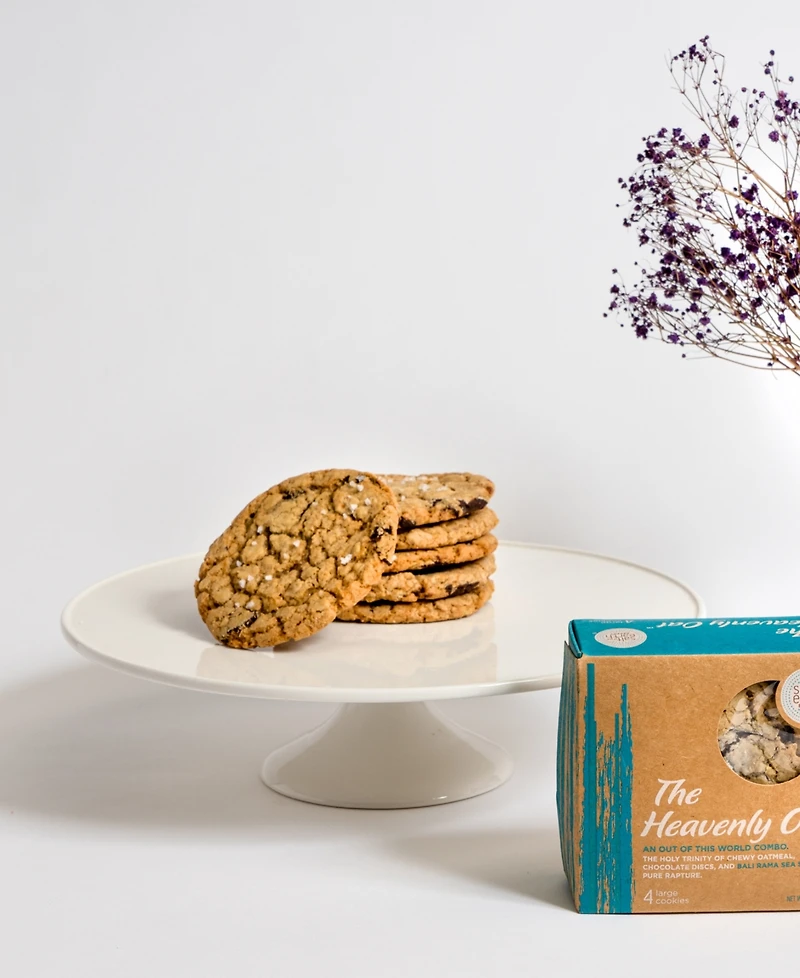 Salt of the Earth Bakery Fresh Baked Oatmeal Chocolate Chip Cookies Gourmet Boxes, 16-Piece