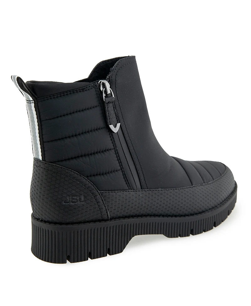 Jbu Women's Abigail Weather Ready-Wide Casual Round Toe Booties