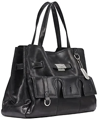 Dkny Bryar Faux Leather Structured Laptop-Compatible Satchel