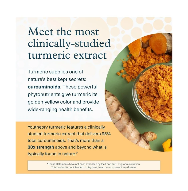 Youtheory Turmeric Extra Strength 120 Count