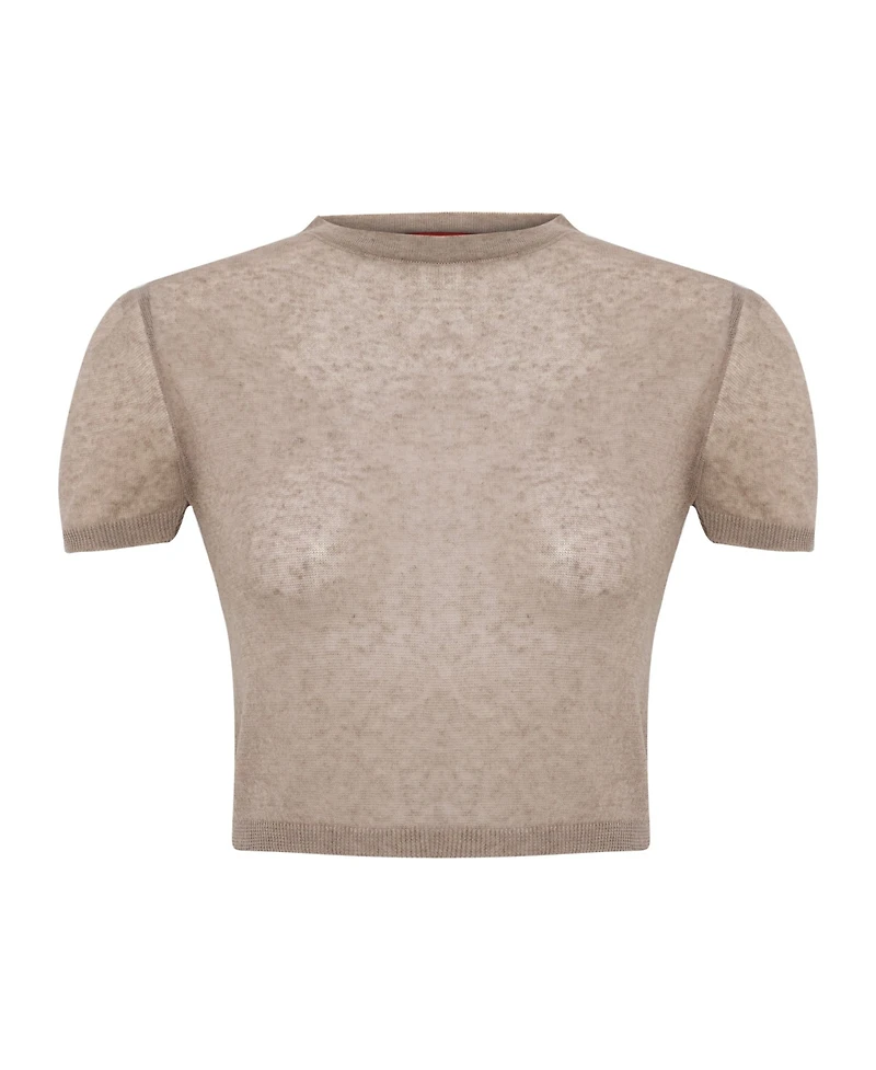 Pcfg Women's Relaxed-Fit Short-Sleeve Knit Top