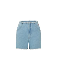 Pcfg Women's High Waist Denim Shorts