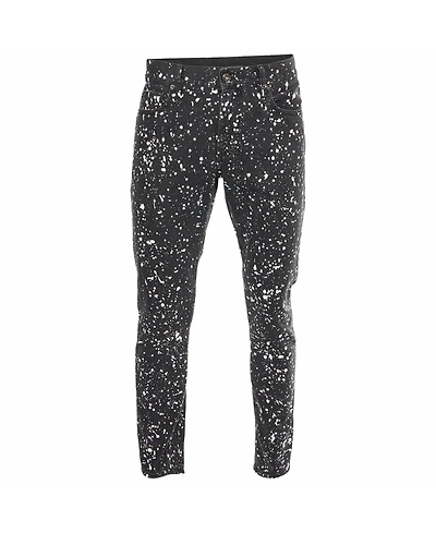 Pre-Owned Off-White Women's Diag-Stripe Paint-Splatter Skinny Jeans